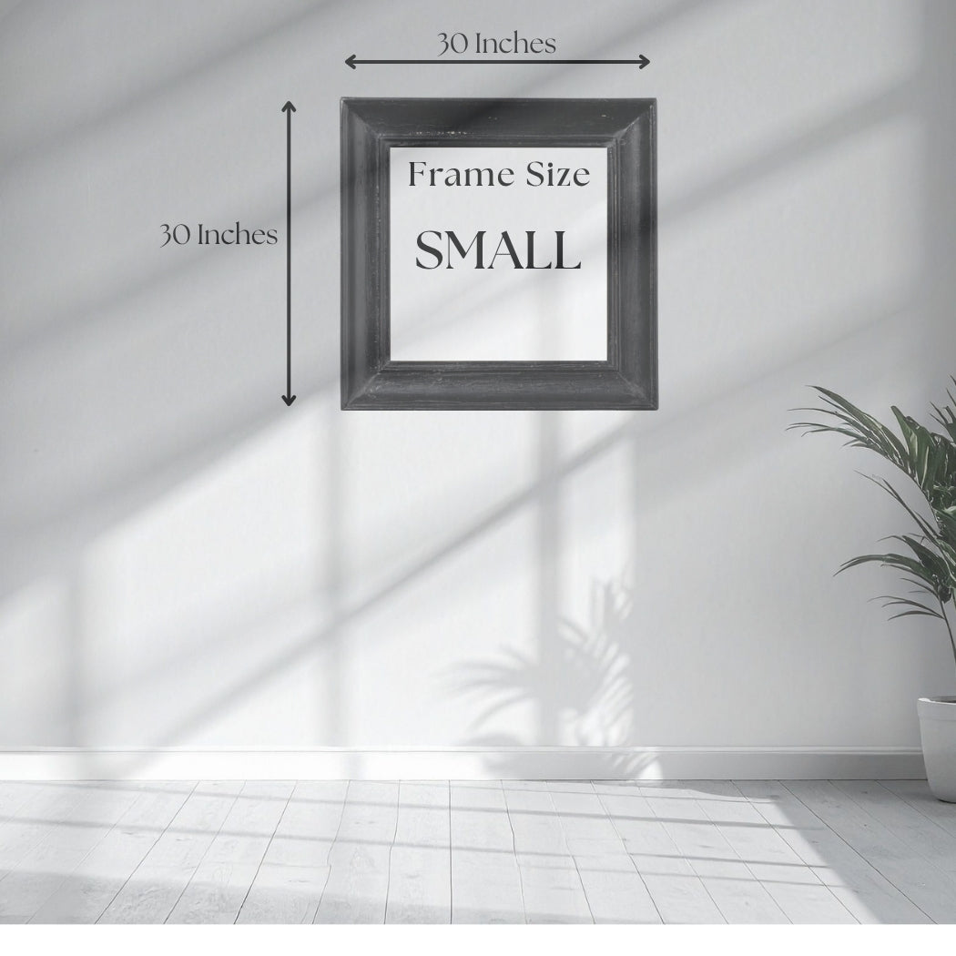 The Four Quls (Al-Qul Shareef) (اَلْقُلْ شَرِيف) | Canvas Frame - Calligraphy Design (Premium)