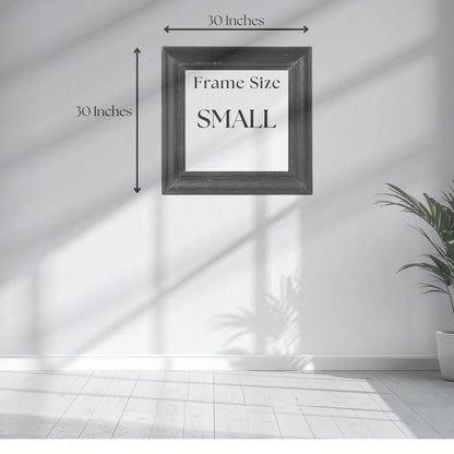 The Four Quls (Al-Qul Shareef) (اَلْقُلْ شَرِيف) | Canvas Frame - Calligraphy Design (Premium)