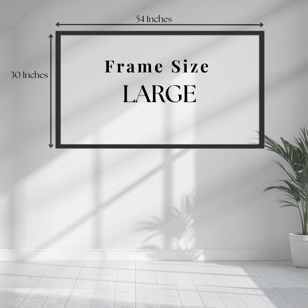 Ayatul Kursi (آيَةُ الْكُرْسِيِّ) | Wall Frame - Minimalist Design (Premium)