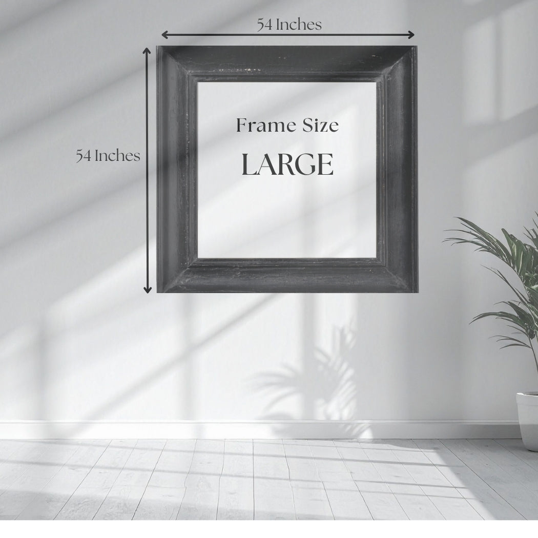 The Four Quls (Al-Qul Shareef) (اَلْقُلْ شَرِيف) | Canvas Frame - Calligraphy Design (Premium)