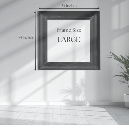 The Four Quls (Al-Qul Shareef) (اَلْقُلْ شَرِيف) | Canvas Frame - Calligraphy Design (Premium)