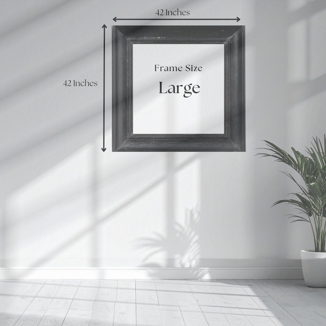 The Gracious 99 Names "Asma’ul Husna" (أَسْمَاءُ ٱللَّٰهِ ٱلْحُسْنَىٰ) | Wall Frame - Geometric Design (Premium)