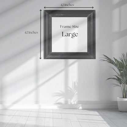 The Gracious 99 Names "Asma’ul Husna" (أَسْمَاءُ ٱللَّٰهِ ٱلْحُسْنَىٰ) | Wall Frame - Geometric Design (Premium)