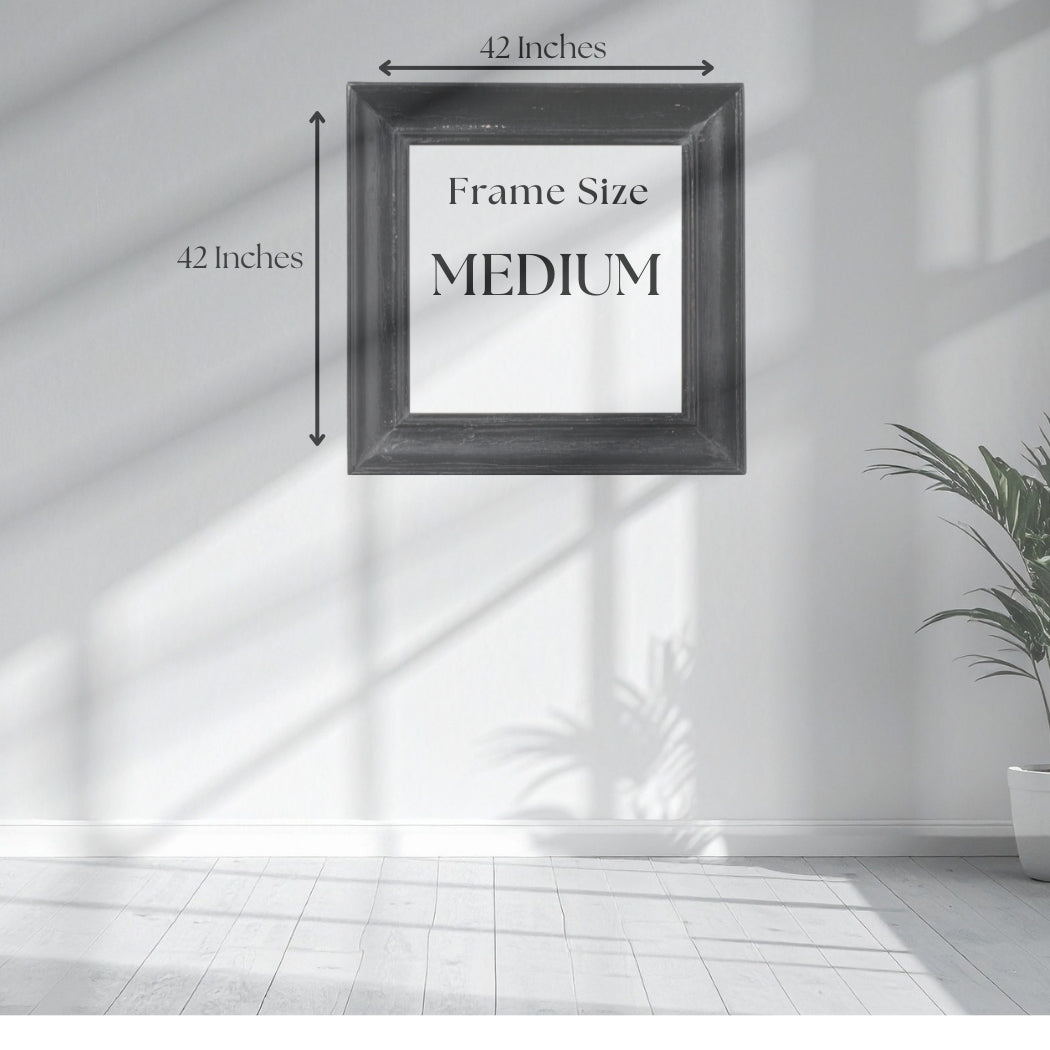 The Four Quls (Al-Qul Shareef) (اَلْقُلْ شَرِيف) | Canvas Frame - Calligraphy Design (Premium)