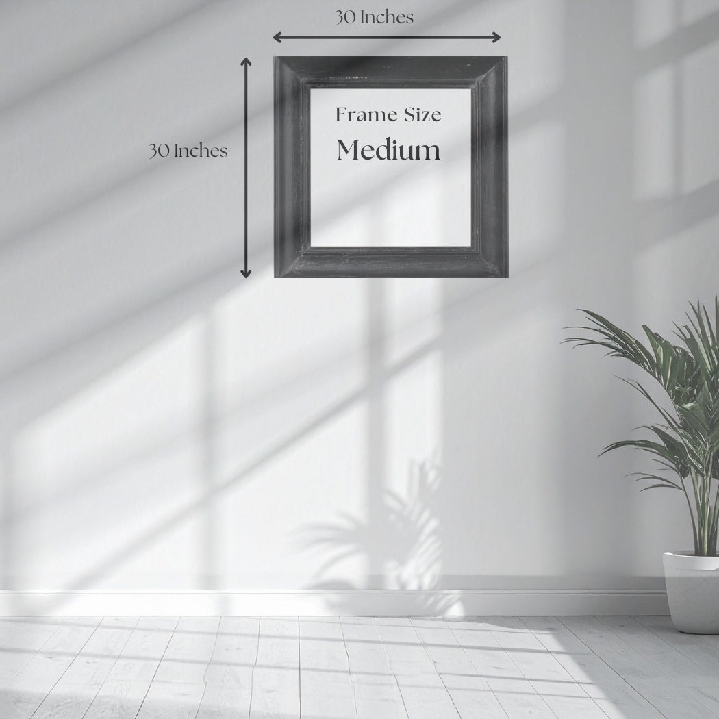 The Gracious 99 Names "Asma’ul Husna" (أَسْمَاءُ ٱللَّٰهِ ٱلْحُسْنَىٰ) | Wall Frame - Geometric Design (Premium)