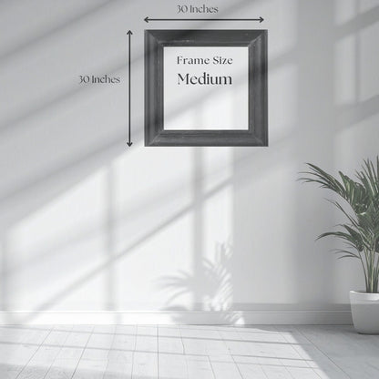 The Gracious 99 Names "Asma’ul Husna" (أَسْمَاءُ ٱللَّٰهِ ٱلْحُسْنَىٰ) | Wall Frame - Geometric Design (Premium)